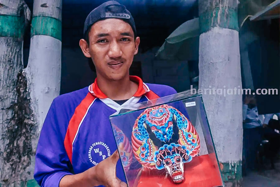 Produk kerajinan apik yang diproduksi warga binaan di Lembaga Permasyarakatan (Lapas) Kelas II A Kediri
