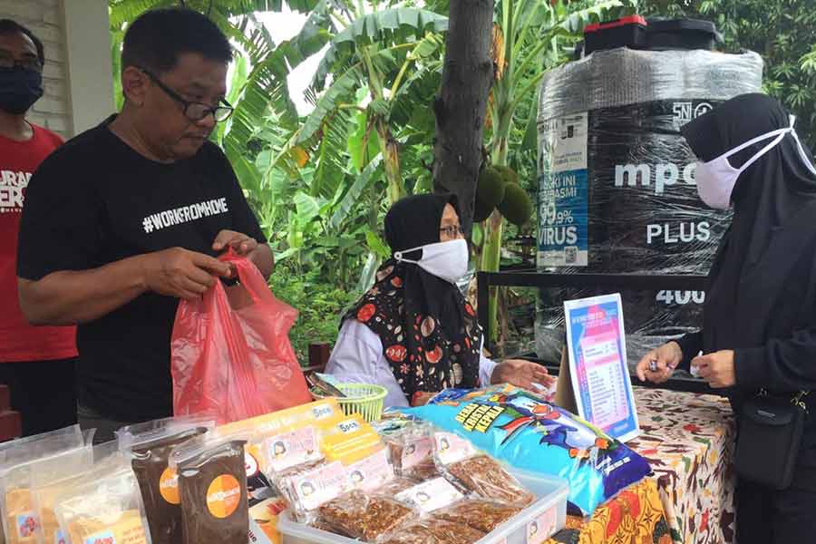 Kegiatan Bazar UMKM di Surabaya