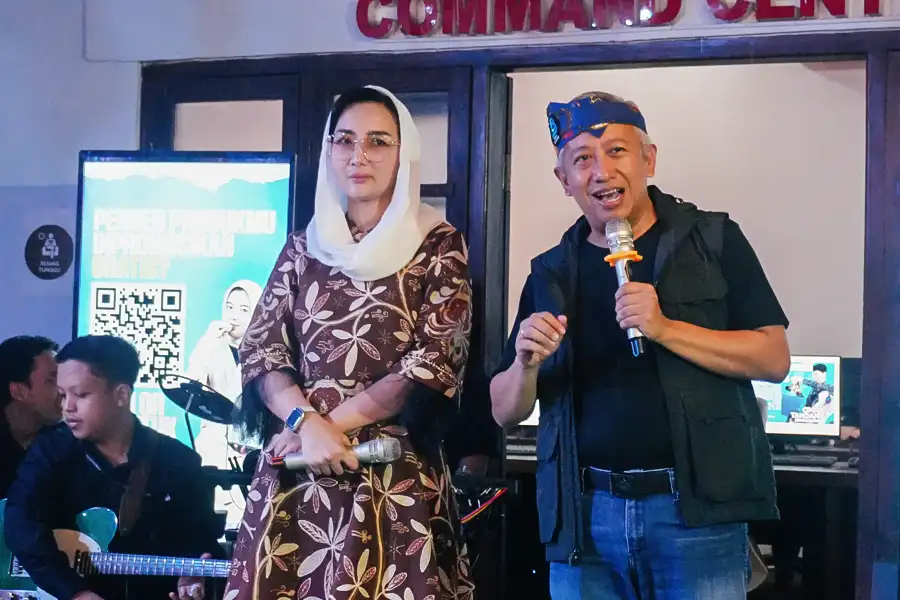 Peresmian Layanan Omah Tandang di ruang kerja bersama (Coworking Space) gedung Command Center Pemkab Nganjuk